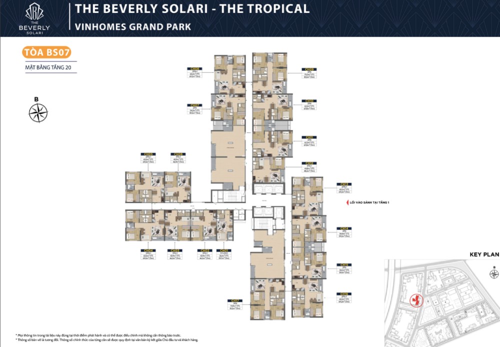 layout tòa bs7 tầng 20