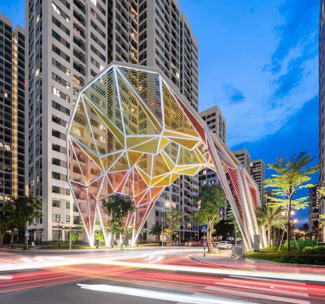 tiến độ phân khu the origami vinhomes grand park